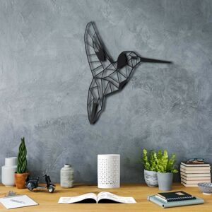 Nástěnná dekorace kov BIRD černá