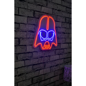 Nástěnná dekorace s LED osvětlením DARTH VADER červená modrá