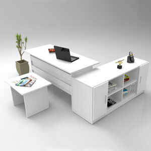 Set kancelářského nábytku VO10 bílý