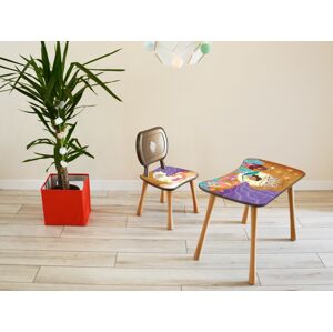 Dětský stolek s židlí PSTK02