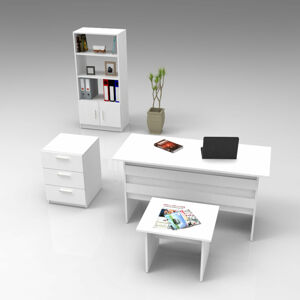 Set kancelářského nábytku VO11 bílý