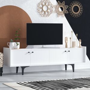 Televizní stolek ATLAS bílý