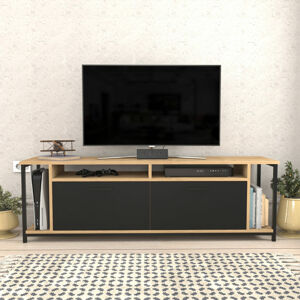 Televizní stolek OMAR dub černý