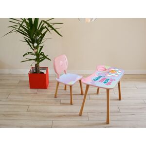 Dětský stolek s židlí PSTK03